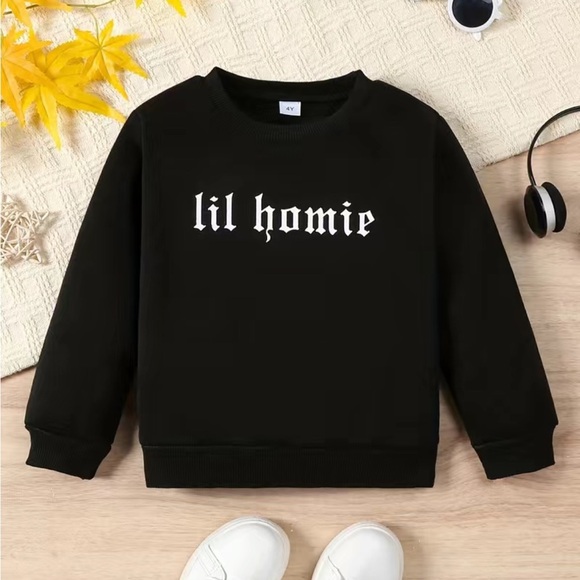 Li’l Homie Graphic Design Sweatshirt - Picture 1 of 4